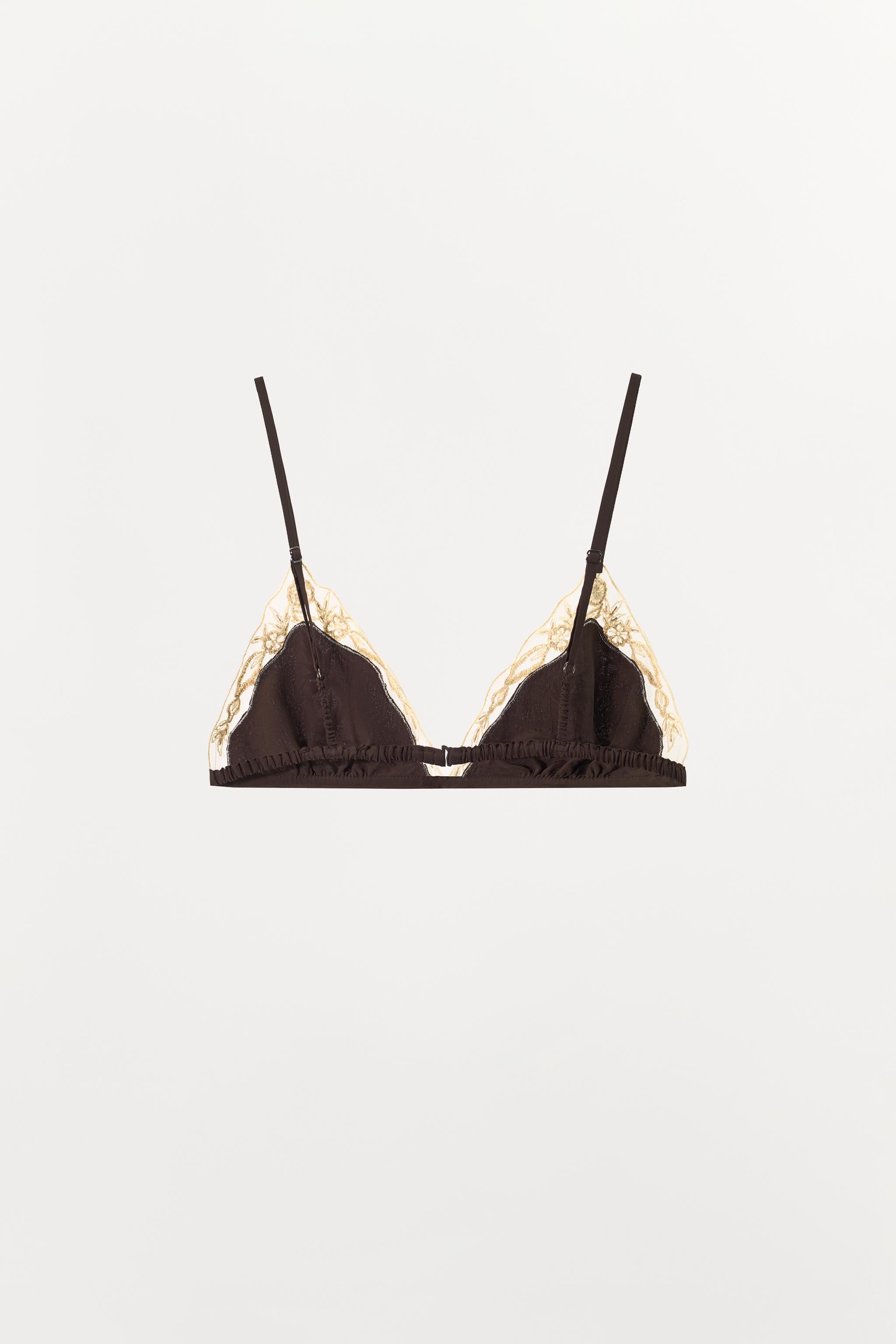 SOUTIEN-GORGE 100% VISCOSE BRODERIES DENTELLE